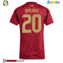 Ženske Nogometnih dresov Belgija Lois Openda #20 Domači EP 2024 Kratki rokavi